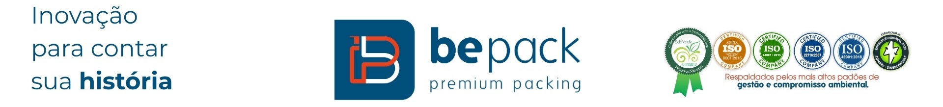 Embalagens premium Bepack